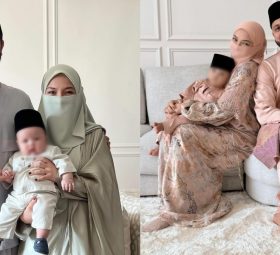 Neelofa Dedah Wajah Abdullah Abbas Sempena 1 Syawal